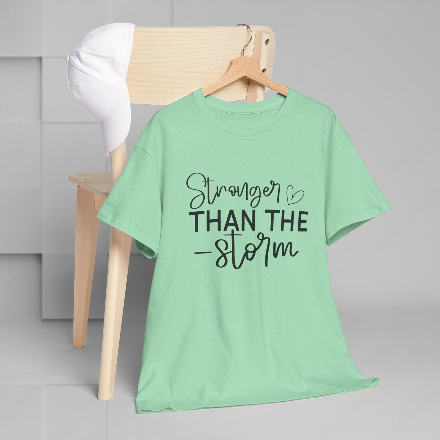 Stronger Than The Storm Unisex Heavy Cotton Tee