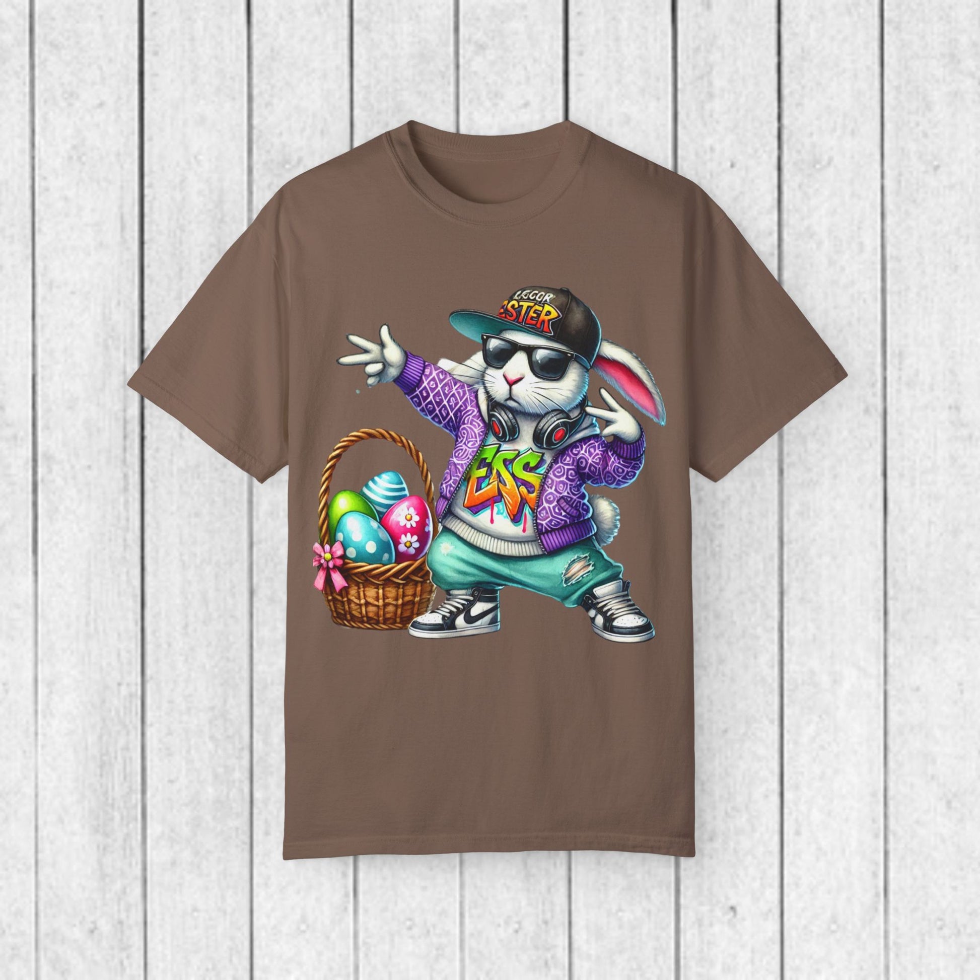 Hip Hop Easter Bunny Unisex T-Shirt - Fun & Festive Spring Apparel - GULLYDESIGN