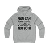 Results & Excuses Girlie College Hoodie