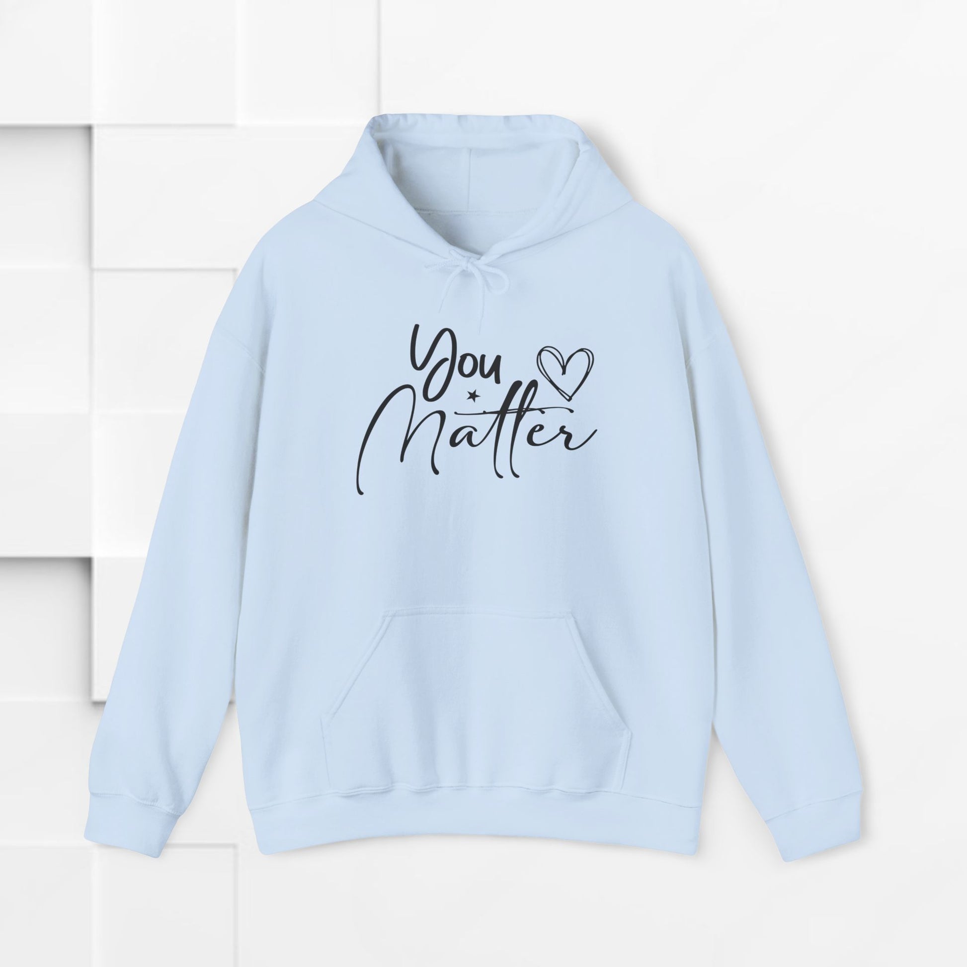 You Matter Unisex Heavy Blend™ Hooded Sweatshirt - Inspirational Warmth for Everyday Comfort - GULLYDESIGN