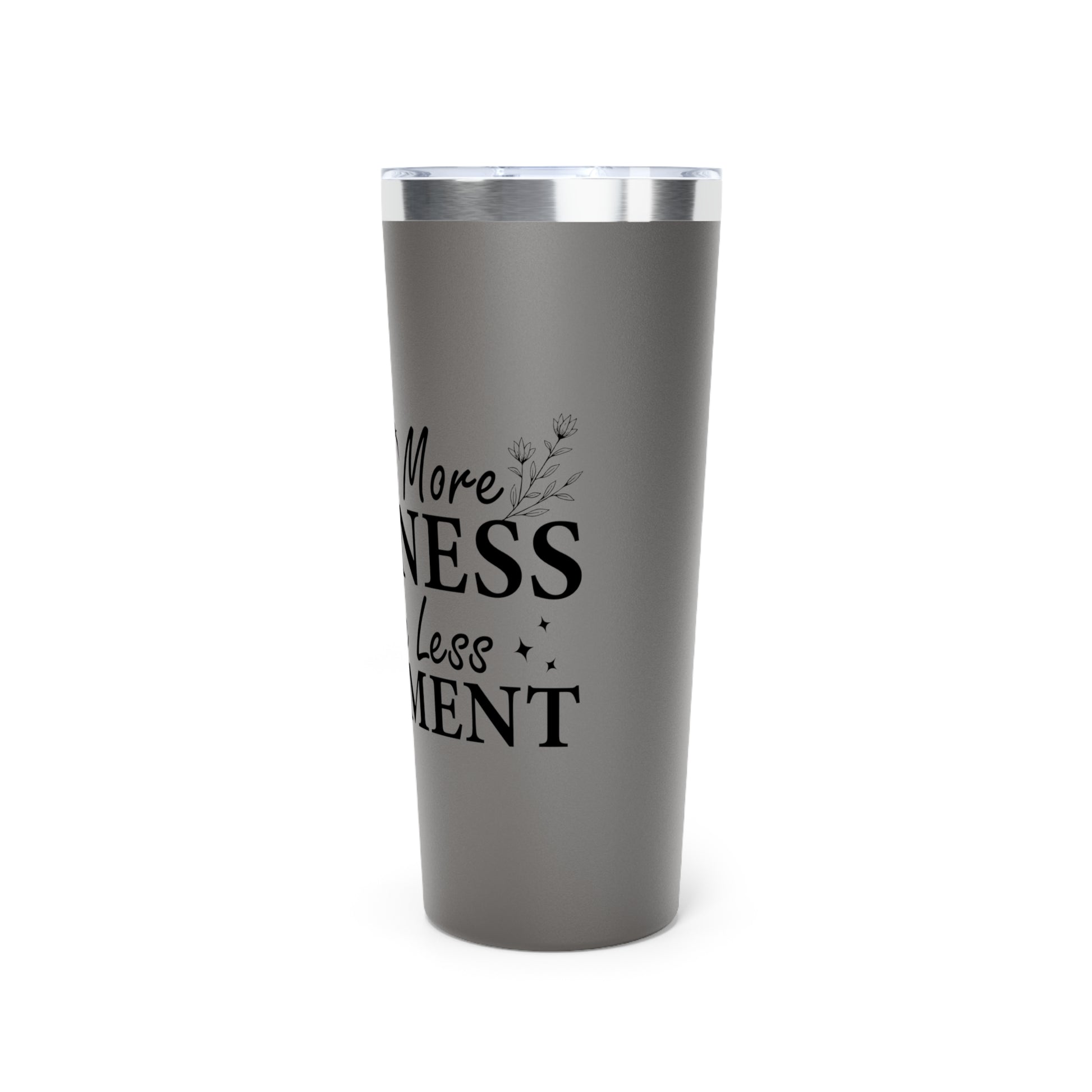 Motivational Tumbler - "A Little More Kindness, A Little Less Judgment" - 22oz Copper Vacuum Insulated Travel Mug - GULLYDESIGN