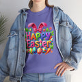 Happy Easter Unisex Heavy Cotton Tee - Fun & Festive Spring Shirt - GULLYDESIGN
