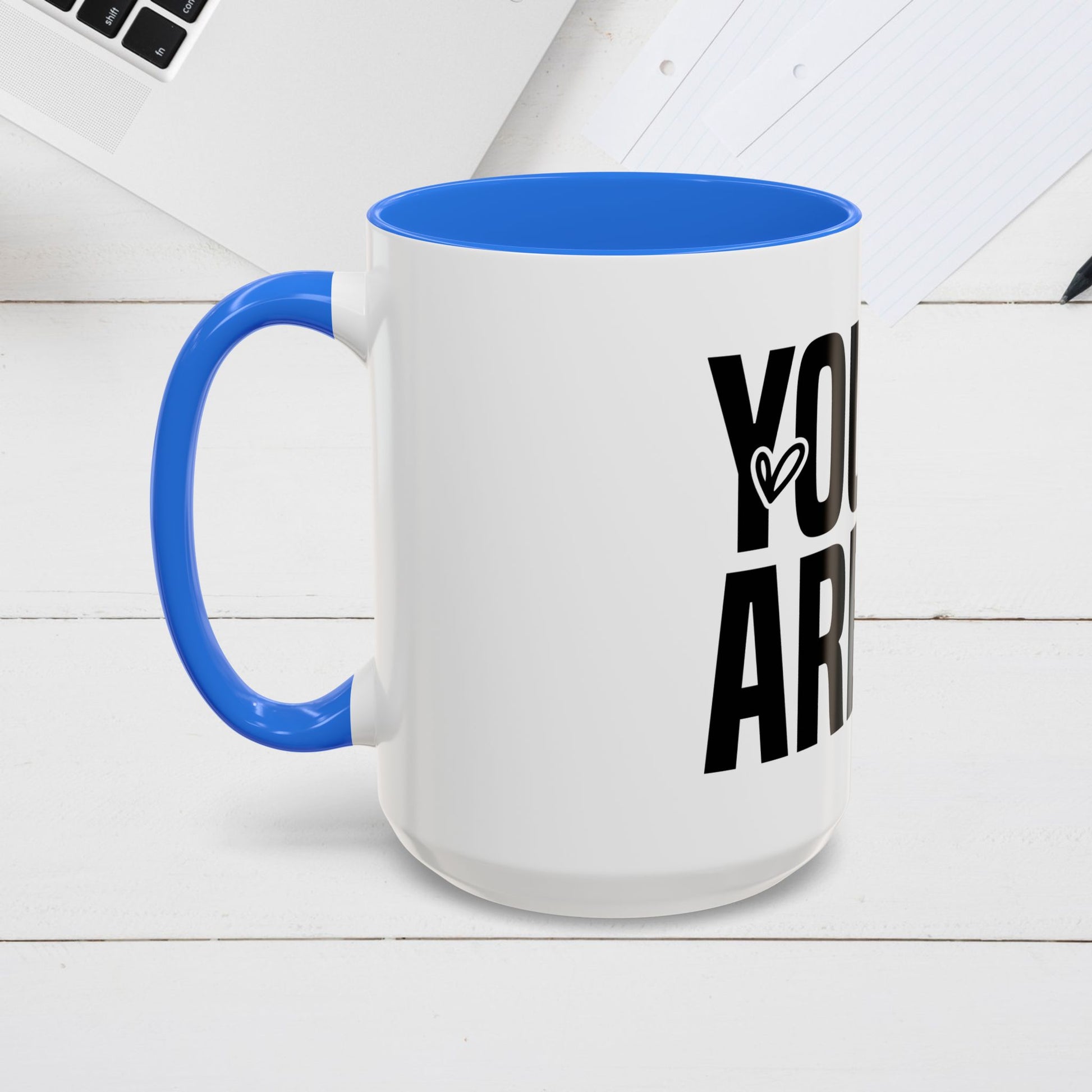 Inspirational Colorful Mug - Empowering Affirmations for Coffee Lovers - GULLYDESIGN