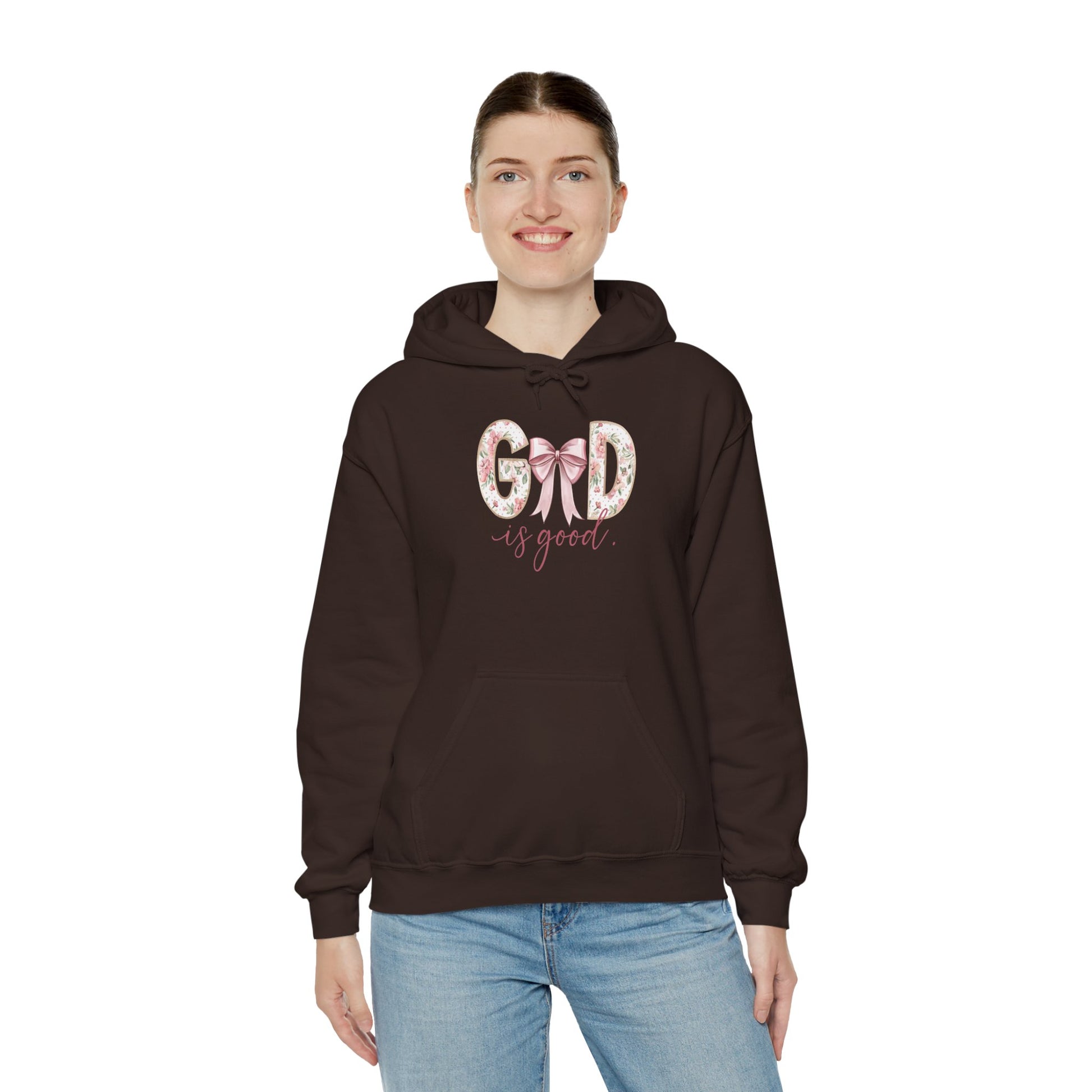 Inspirational God is Good Hoodie - Unisex Heavy Blend™ Sweatshirt - GULLYDESIGN