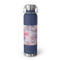 Inspirational Copper Insulated Water Bottle - 22oz - Motivational Quotes & Colorful Design - GULLYDESIGN