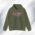 Inspirational Unisex Hoodie - 'You Are Enough' Motivational Sweatshirt for Self-Love & Positivity - GULLYDESIGN