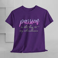 Passion is the Key Unisex Heavy Cotton Tee - Motivational T-Shirt for Inspiration and Abundance - GULLYDESIGN