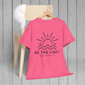 Inspirational Unisex Heavy Cotton Tee - 'Be The Light' Matthew 5:14 - GULLYDESIGN