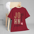 Personalized Unisex Heavy Cotton Tee - Custom Name & Age Design - GULLYDESIGN