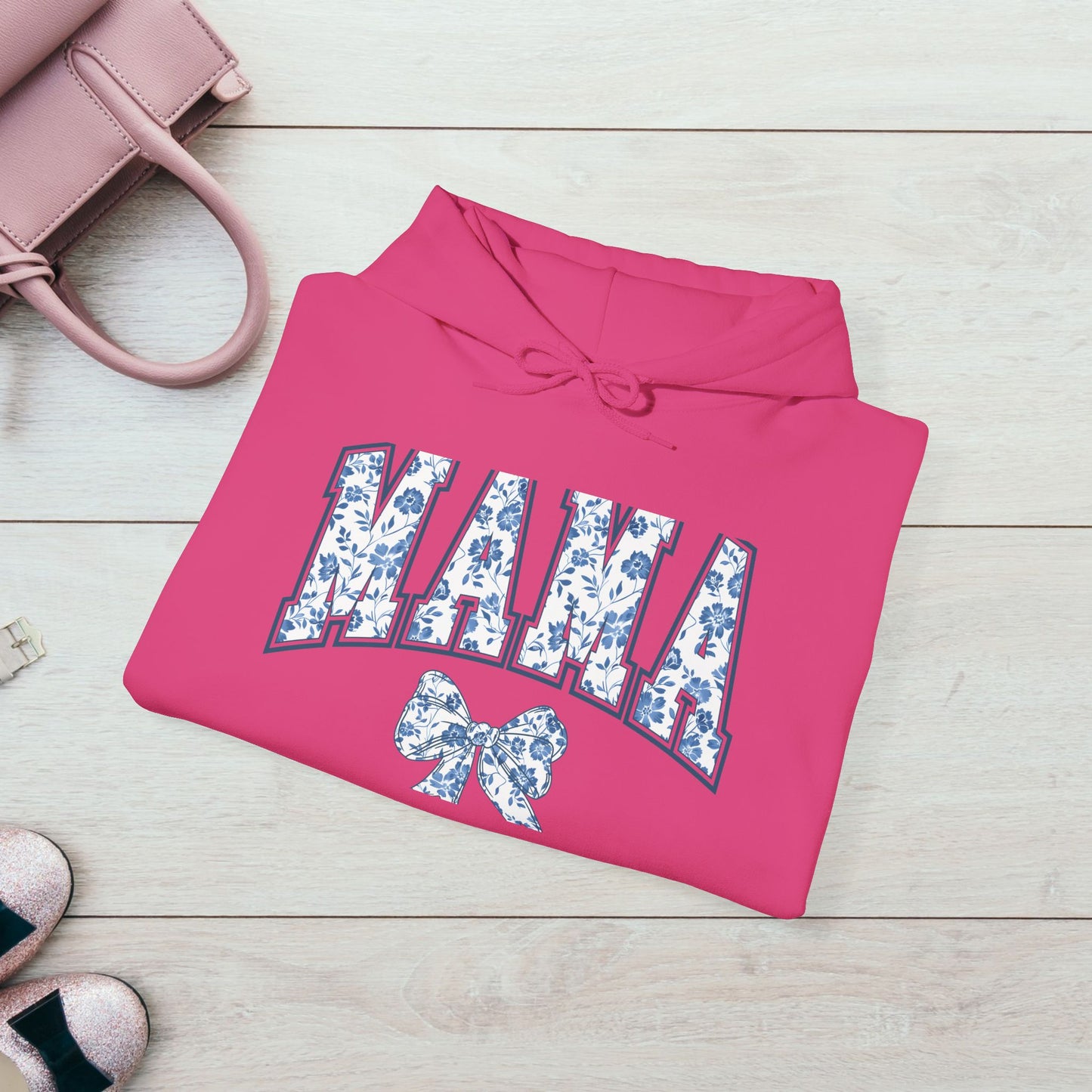 Floral Mama Hoodie - Comfortable Unisex Heavy Blend Sweatshirt for Moms