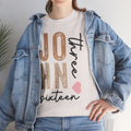 Personalized Unisex Heavy Cotton Tee - Custom Name & Age Design - GULLYDESIGN