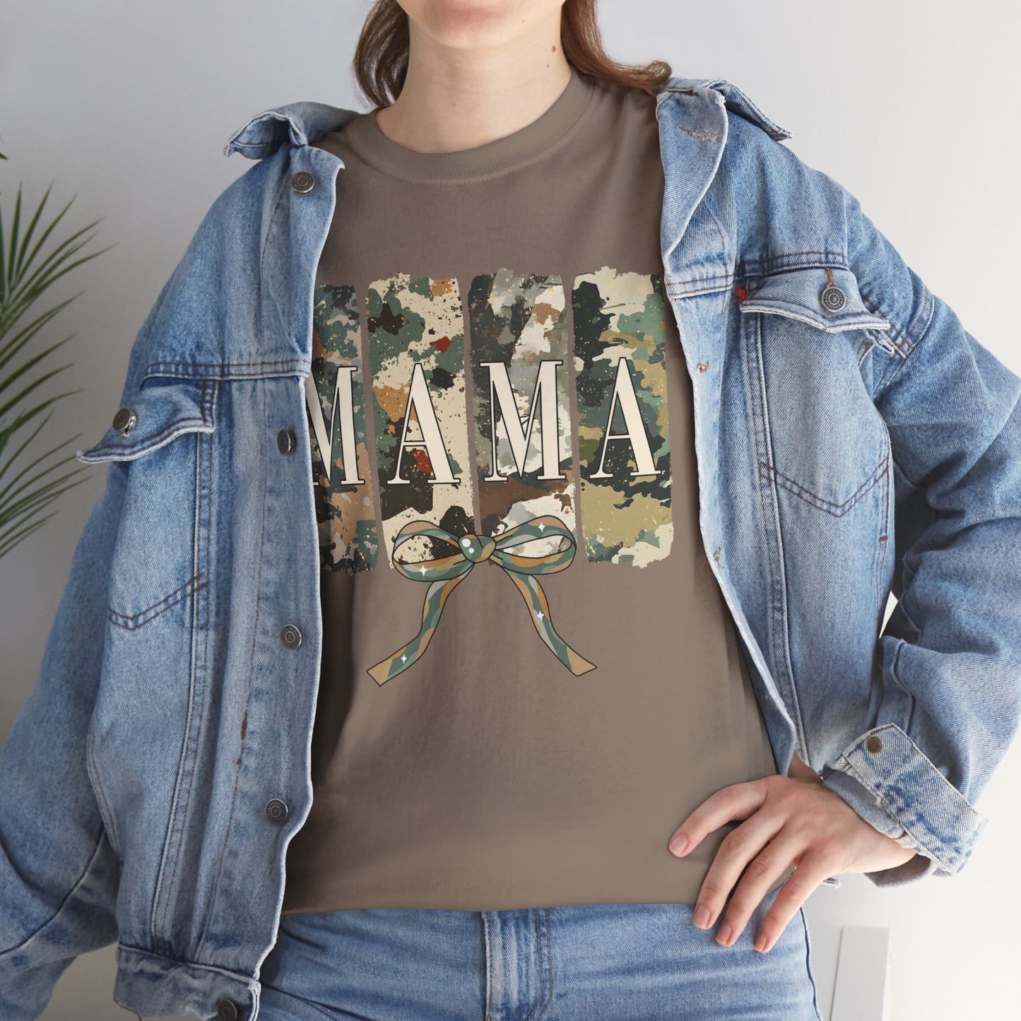 Camo Mama Unisex Heavy Cotton Tee - Perfect Gift for Moms