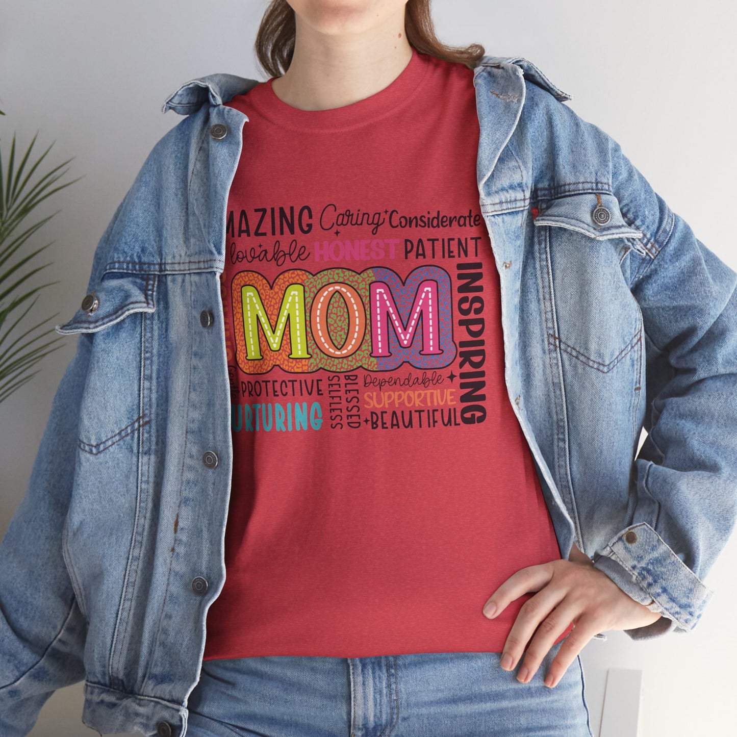 Inspiring Mom Tribute Unisex Heavy Cotton Tee