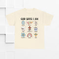 God Says I Am Unisex Heavy Cotton Tee - Inspirational Graphic T-Shirt - GULLYDESIGN