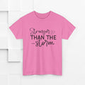 Stronger Than The Storm Unisex Heavy Cotton Tee - GULLYDESIGN