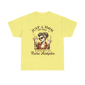 Just a Mom Heavy Cotton Tee - Funny Mom Shirt - GULLYDESIGN