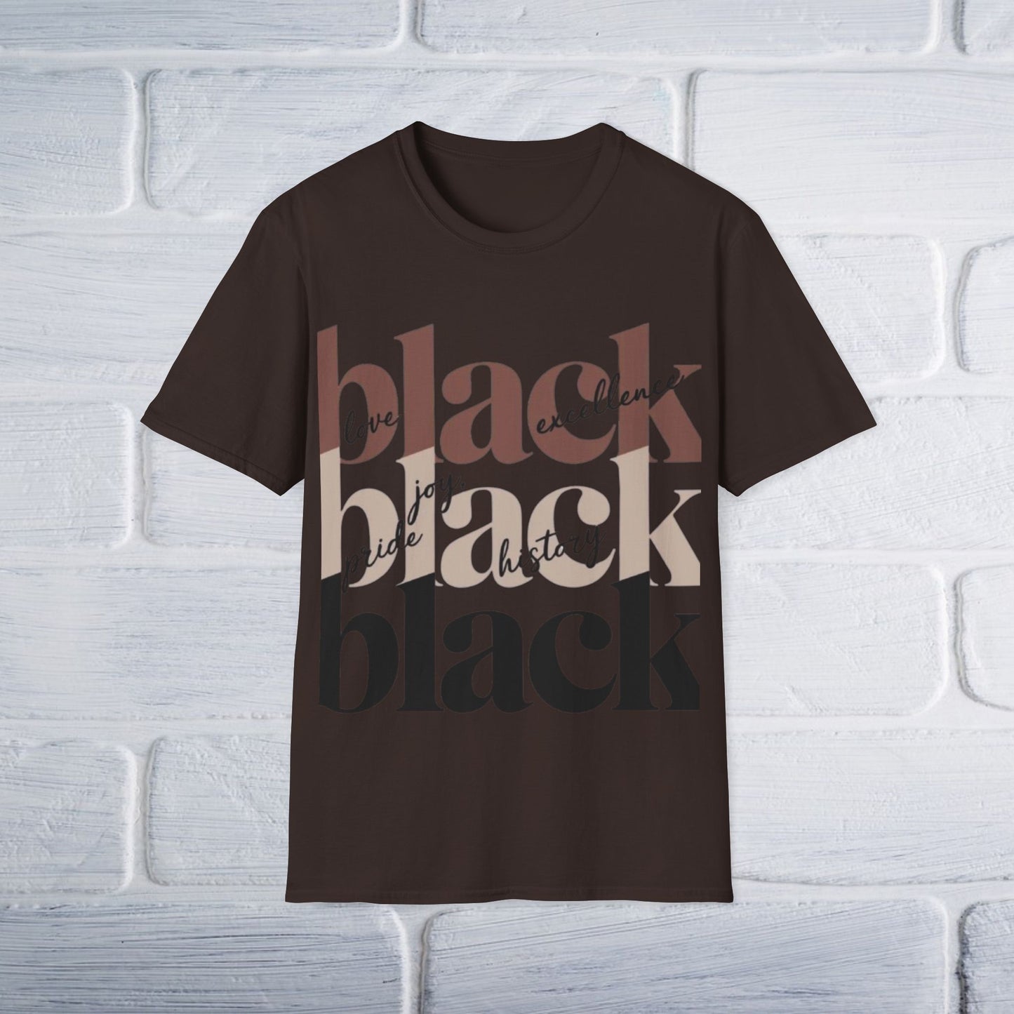 Black History T-Shirt - Unisex Softstyle - GULLYDESIGN