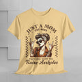 Just a Mom Unisex Heavy Cotton Tee - Funny Mom Shirt for Mother's Day - GULLYDESIGN