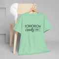 Inspirational Unisex Heavy Cotton Tee - 'Tomorrow Needs You' - GULLYDESIGN