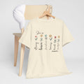 Inspirational Mom Heavy Cotton Tee - Strong, Brave, Kind, Beautiful Design - GULLYDESIGN