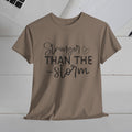Stronger Than The Storm Unisex Heavy Cotton Tee - GULLYDESIGN