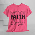 Faith Over Fear Unisex Heavy Cotton Tee - Inspirational T-Shirt - GULLYDESIGN