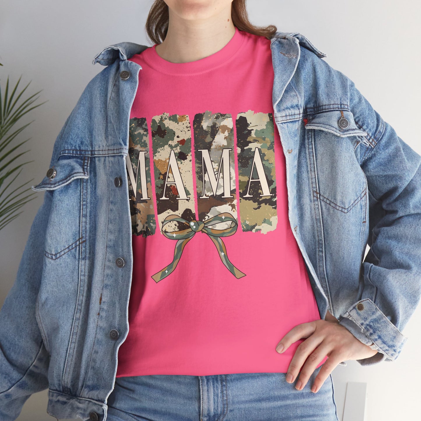 Camo Mama Unisex Heavy Cotton Tee - Perfect Gift for Moms