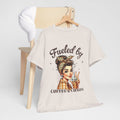 Fueled by Coffee & Chaos Unisex Tee - Fun Graphic Shirt for Coffee Lovers - GULLYDESIGN