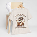 Just a Mom Heavy Cotton Tee - Funny Mom Shirt - GULLYDESIGN