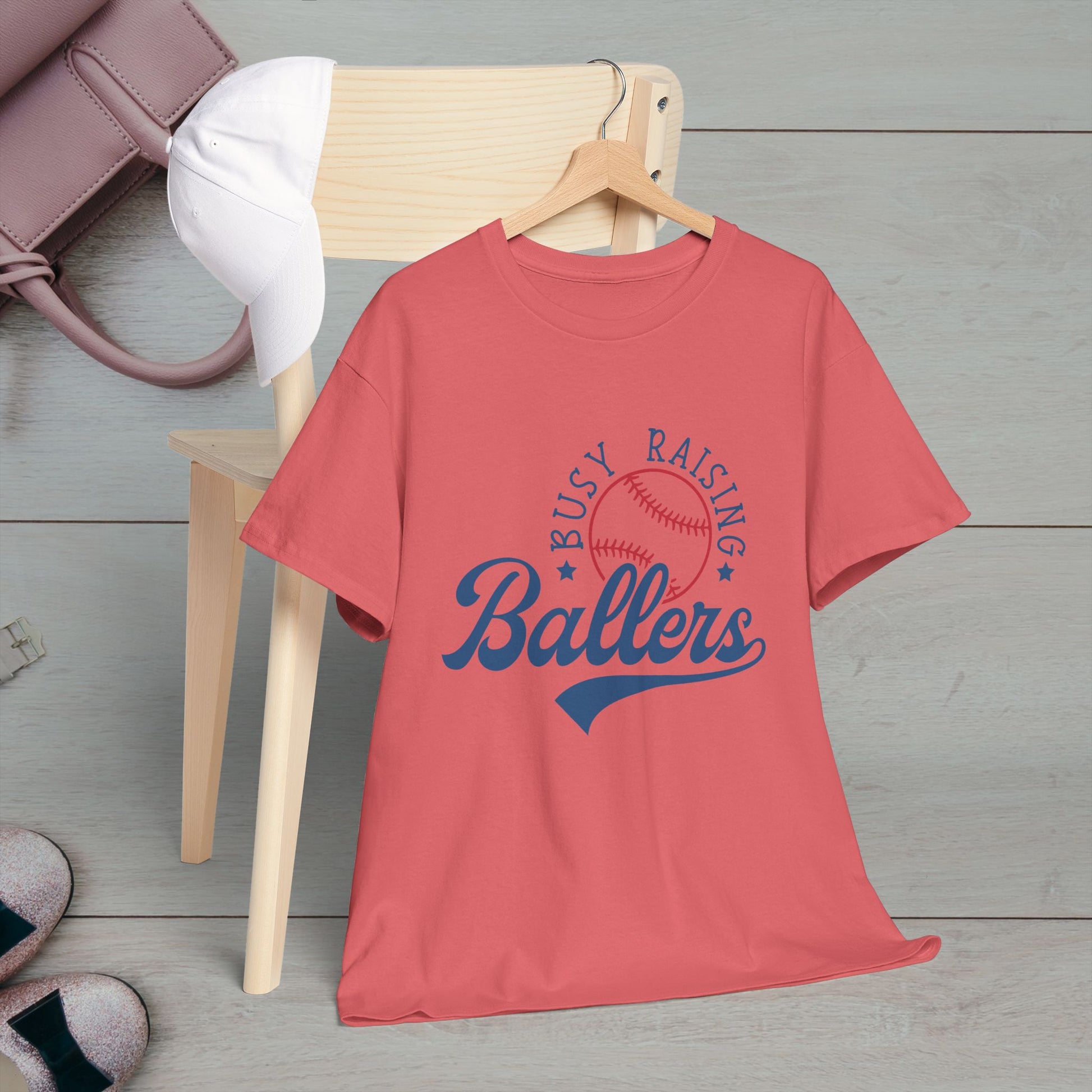 Busy Raising Ballers Unisex Heavy Cotton Tee - GULLYDESIGN