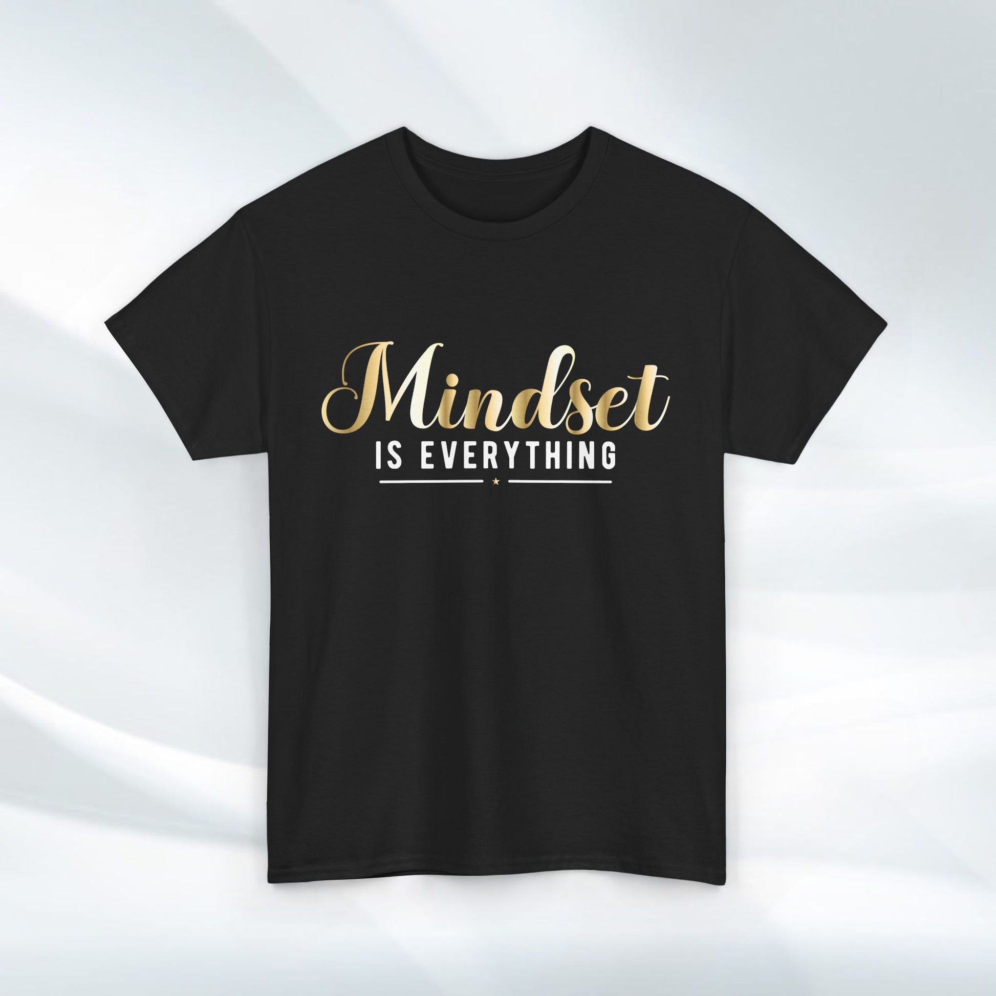 Mindset Unisex Heavy Cotton Tee - Inspirational T-Shirt for Positive Thinking - GULLYDESIGN