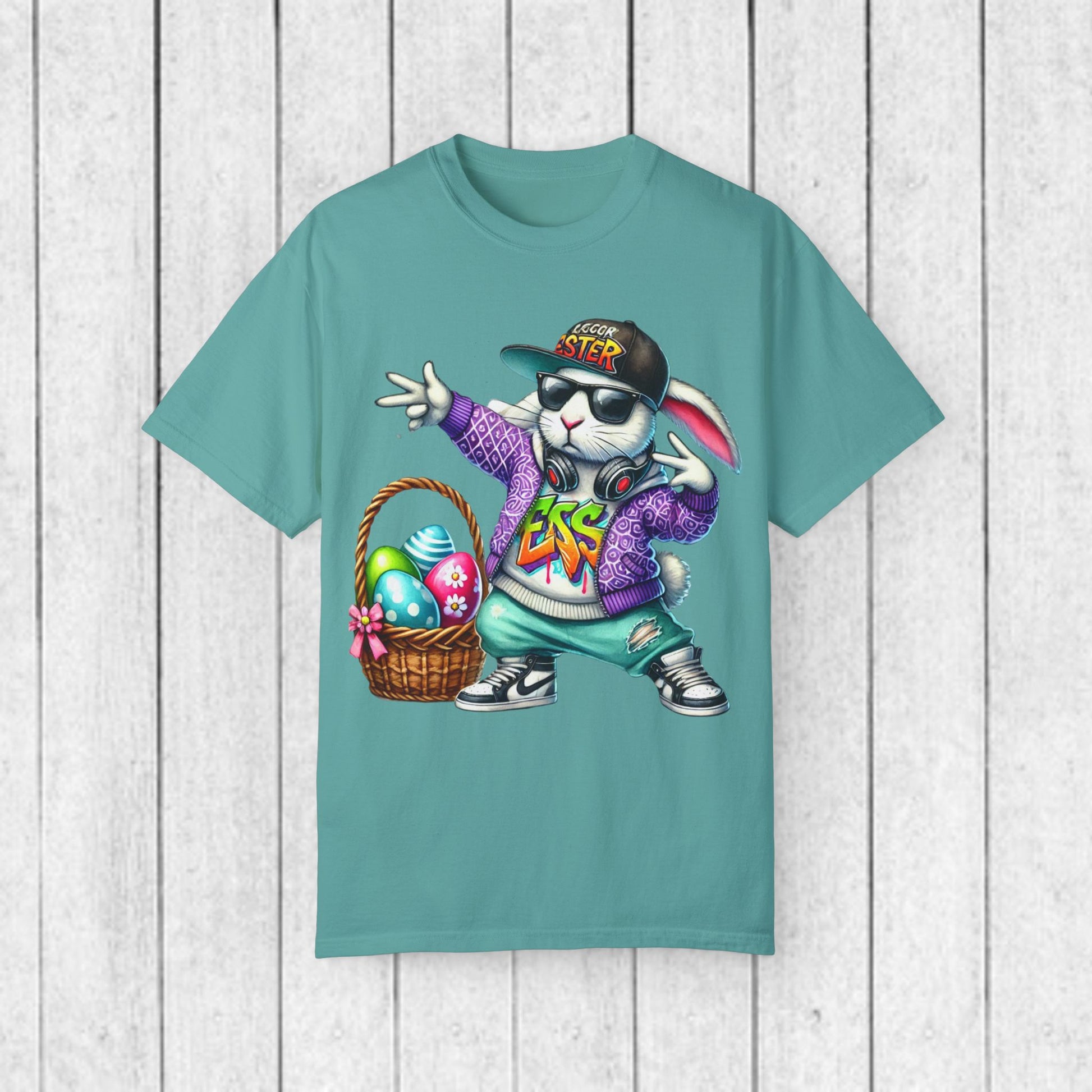 Hip Hop Easter Bunny Unisex T-Shirt - Fun & Festive Spring Apparel - GULLYDESIGN