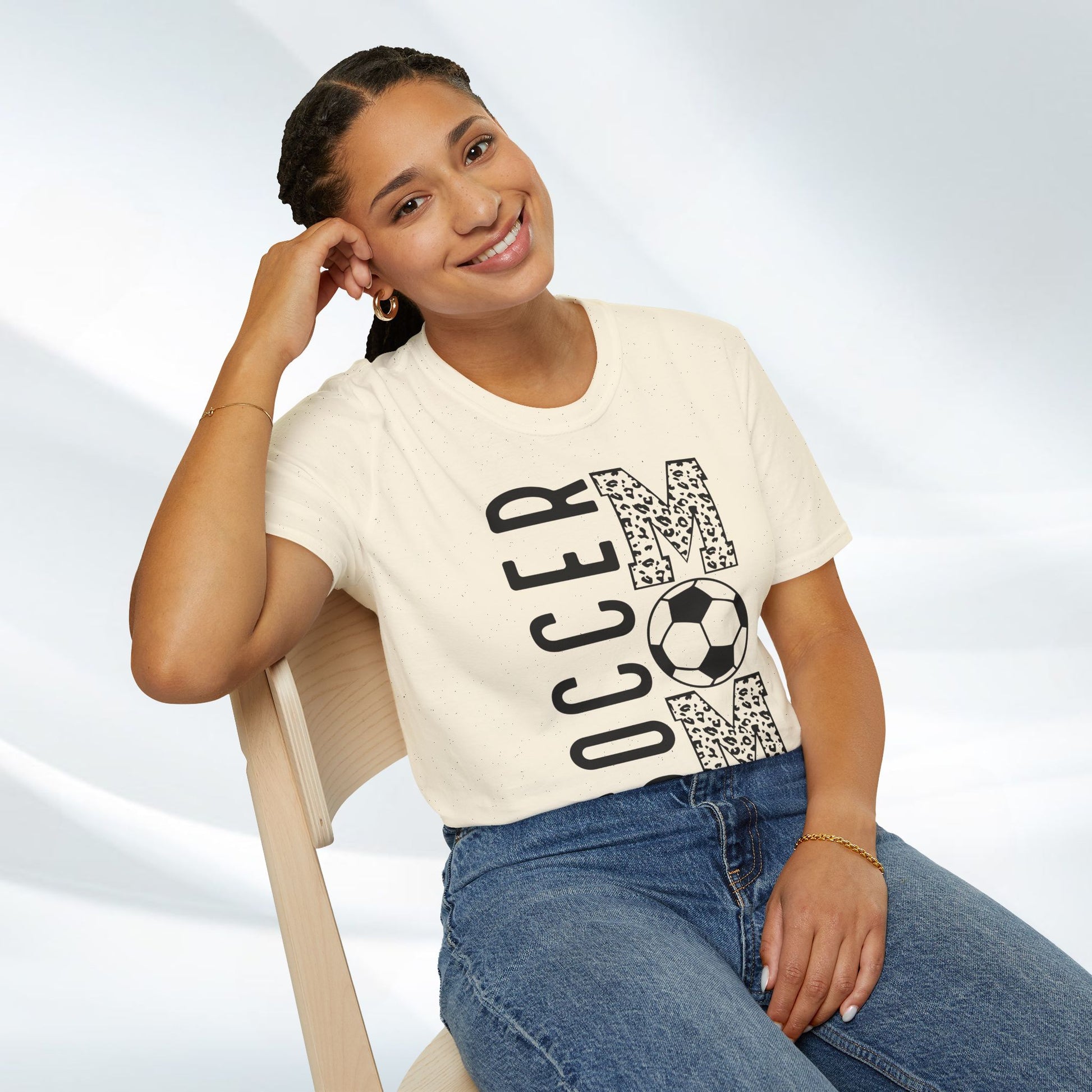 Soccer Mom Unisex Softstyle T-Shirt - Perfect Gift for Sporty Moms - GULLYDESIGN