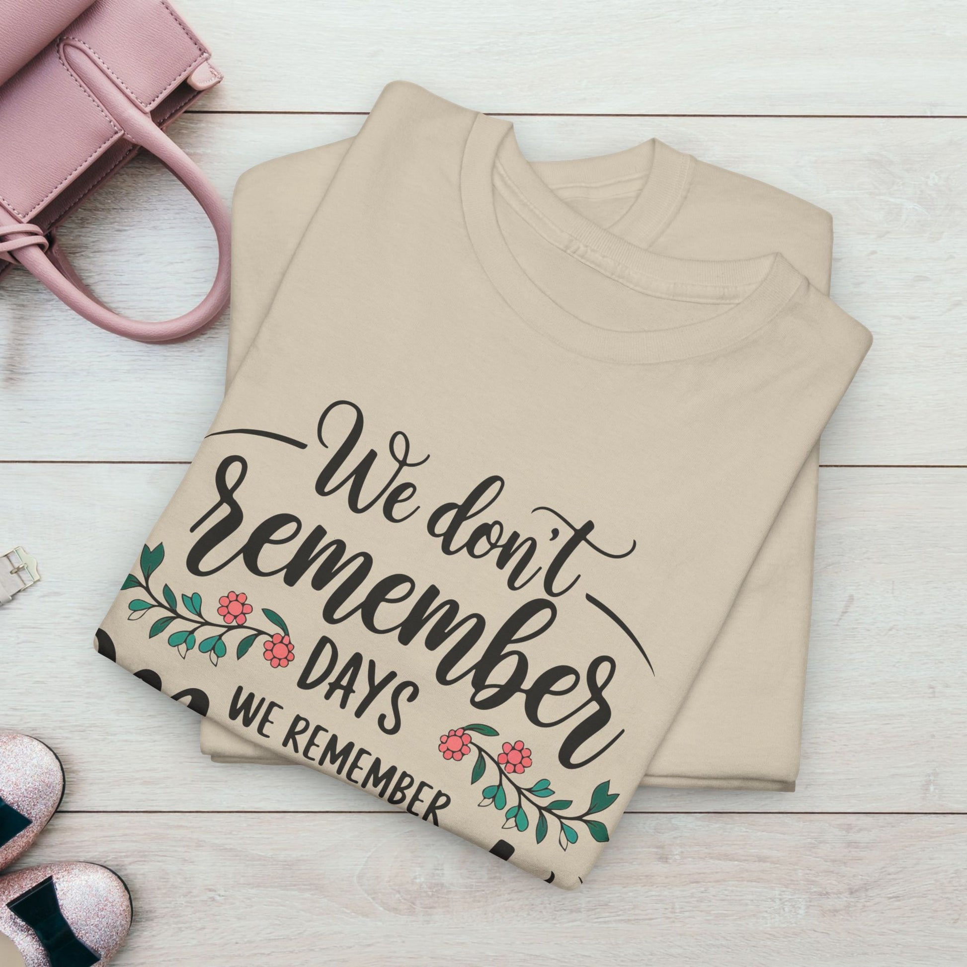 Moments Remembrance Unisex Heavy Cotton Tee - Inspirational Graphic Shirt - GULLYDESIGN