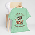 Just a Mom Heavy Cotton Tee - Funny Mom Shirt - GULLYDESIGN