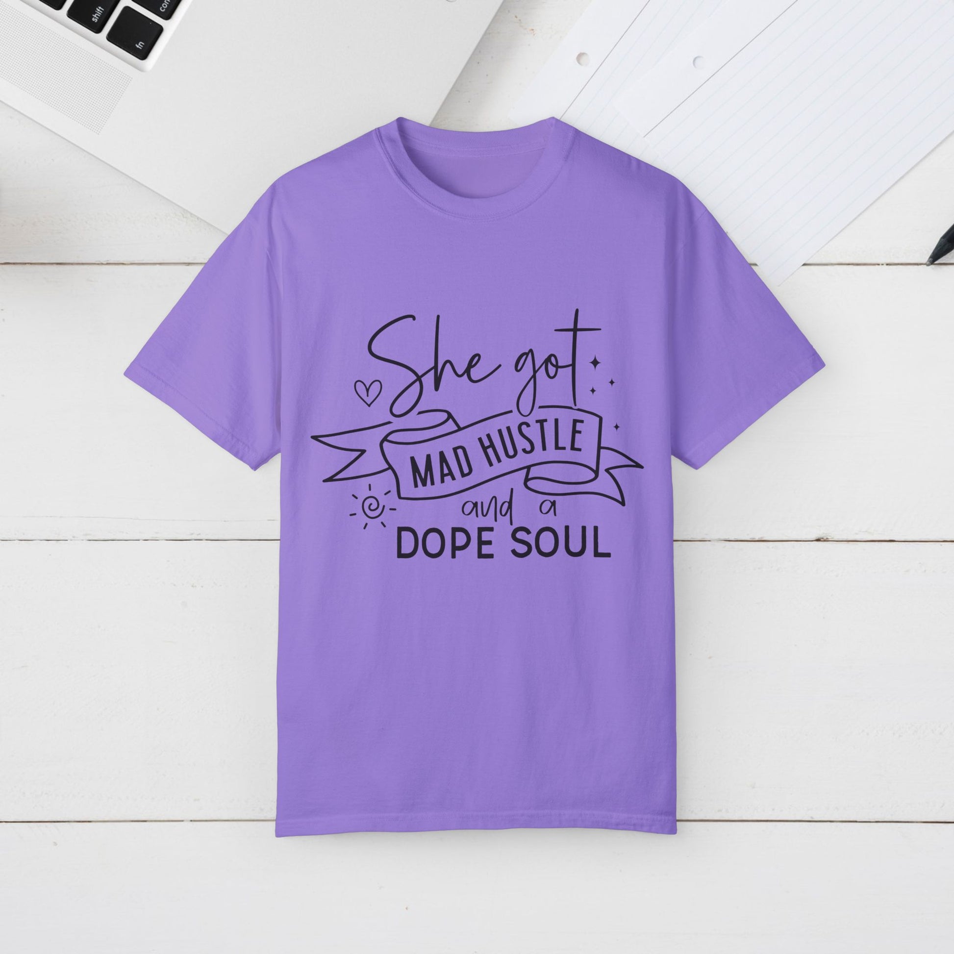 Mad Hustle & Dope Soul Unisex T-Shirt – Motivational Tee for Dreamers - GULLYDESIGN