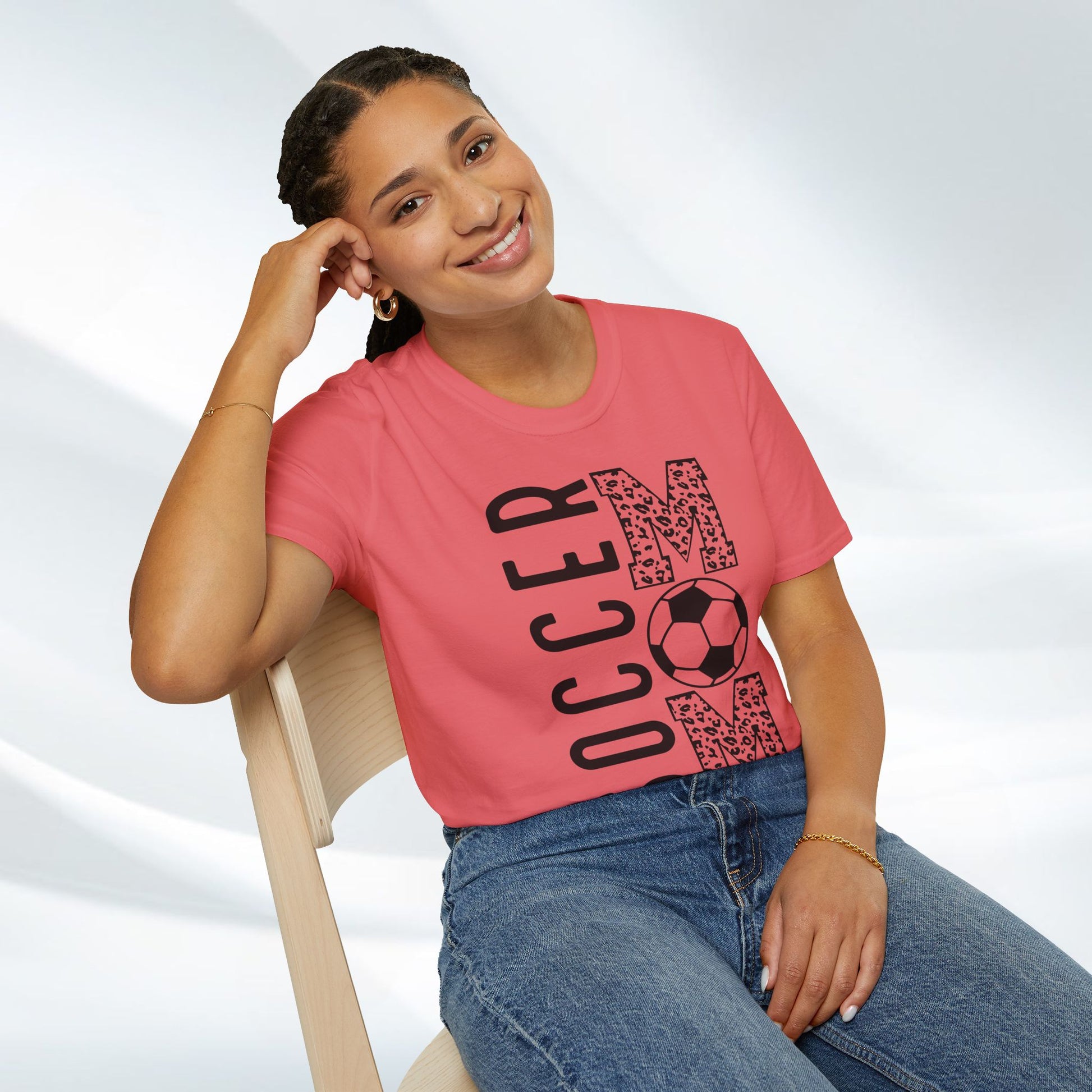 Soccer Mom Unisex Softstyle T-Shirt - Perfect Gift for Sporty Moms - GULLYDESIGN
