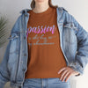 Passion is the Key Unisex Heavy Cotton Tee - Motivational T-Shirt for Inspiration and Abundance