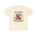 Feral Moms Social Club Tee - Unisex Heavy Cotton T-Shirt for Fun & Rebellious Moms - GULLYDESIGN