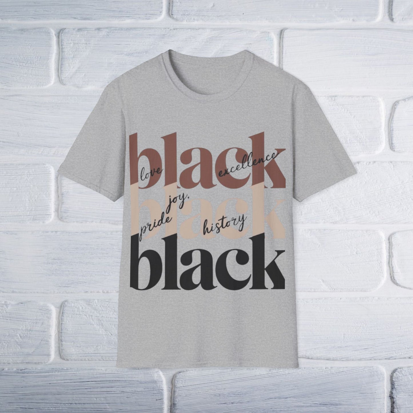 Black History T-Shirt - Unisex Softstyle - GULLYDESIGN