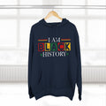 Black History Three-Panel Fleece Hoodie - Celebrate Identity & Culture - GULLYDESIGN