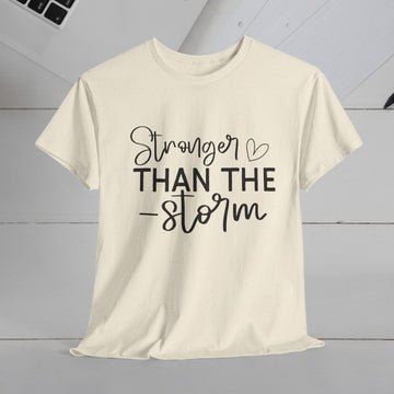 Stronger Than The Storm Unisex Heavy Cotton Tee - GULLYDESIGN