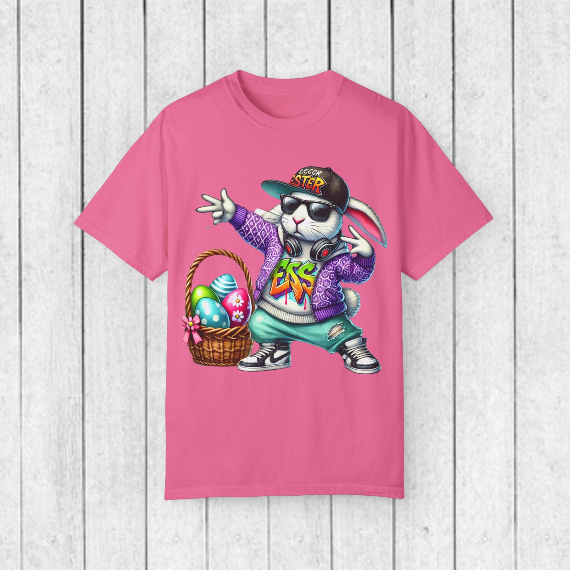Hip Hop Easter Bunny Unisex T-Shirt - Fun & Festive Spring Apparel - GULLYDESIGN