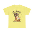 Fueled by Coffee & Chaos Unisex Tee - Fun Graphic Shirt for Coffee Lovers - GULLYDESIGN