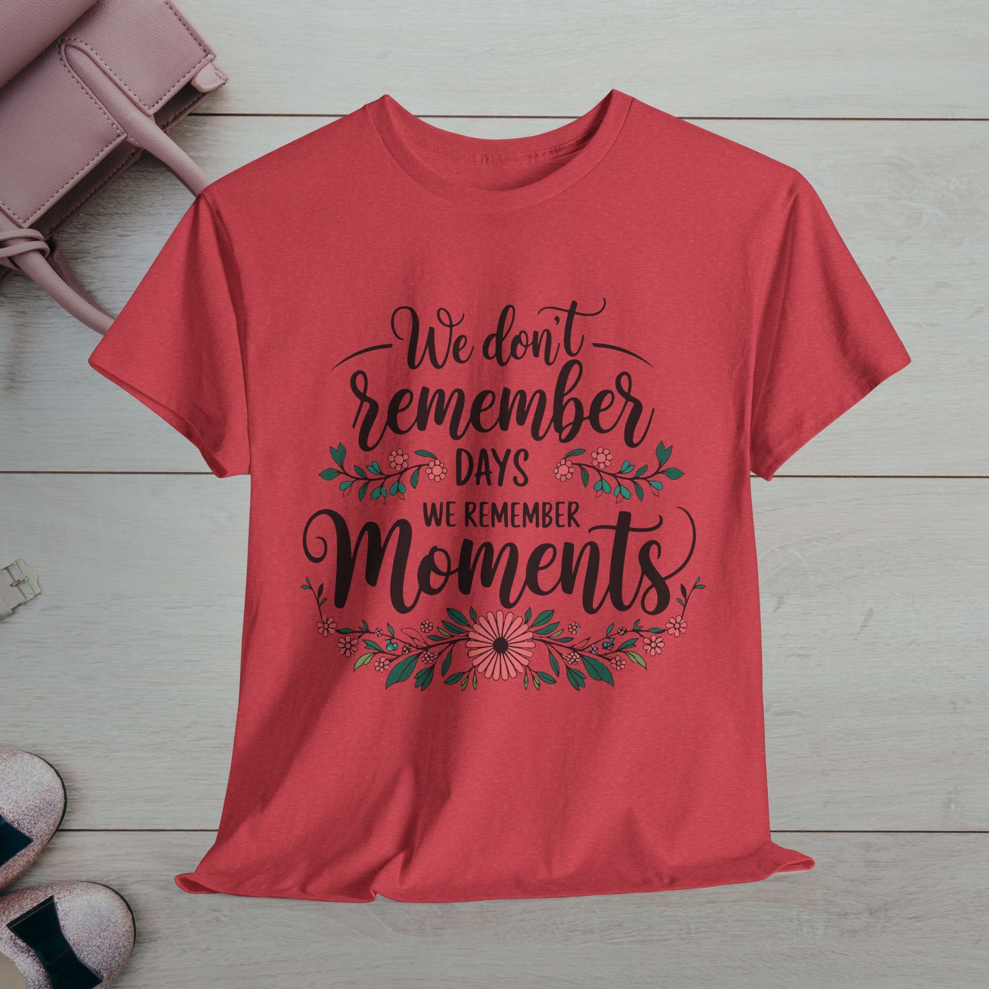 Moments Remembrance Unisex Heavy Cotton Tee - Inspirational Graphic Shirt - GULLYDESIGN