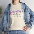 Passion is the Key Unisex Heavy Cotton Tee - Motivational T-Shirt for Inspiration and Abundance - GULLYDESIGN