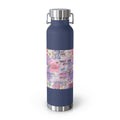 Inspirational Copper Insulated Water Bottle - 22oz - Motivational Quotes & Colorful Design - GULLYDESIGN