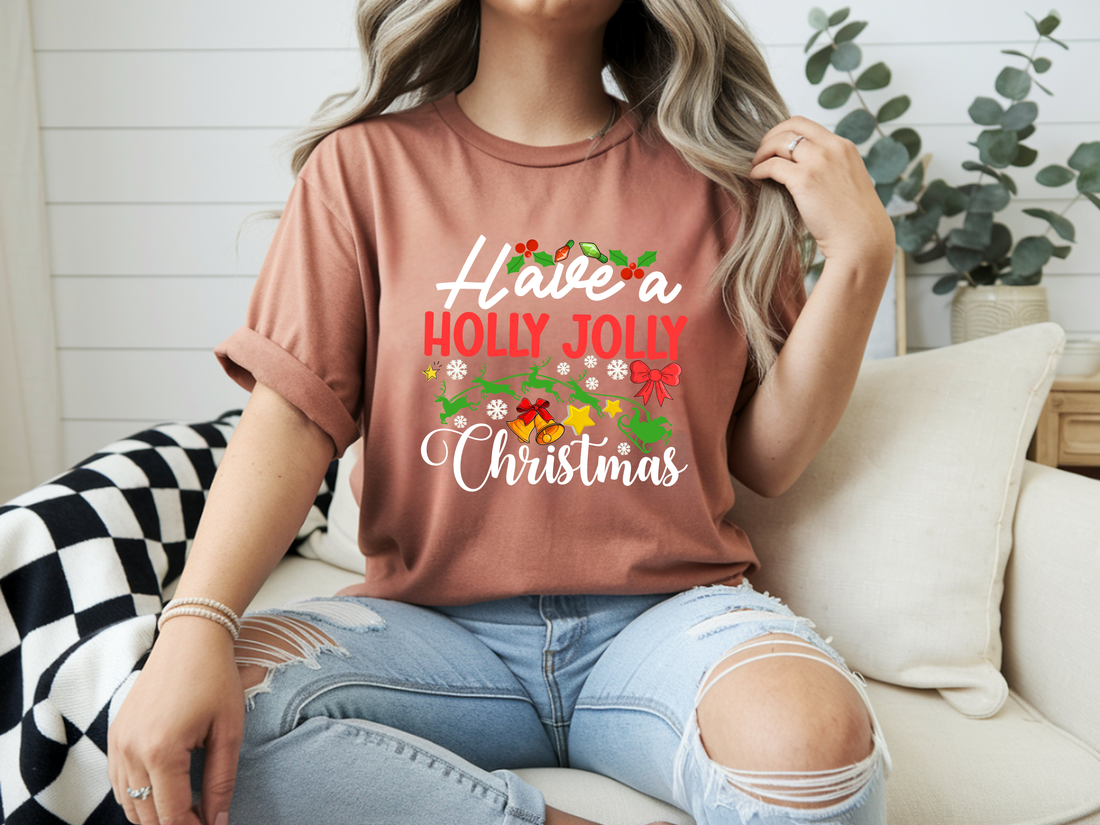 “Have a Holly Jolly Christmas” Holiday T-Shirt