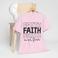 Faith Over Fear Unisex Heavy Cotton Tee - Inspirational T-Shirt - GULLYDESIGN