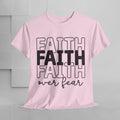 Faith Over Fear Unisex Heavy Cotton Tee - Inspirational T-Shirt - GULLYDESIGN